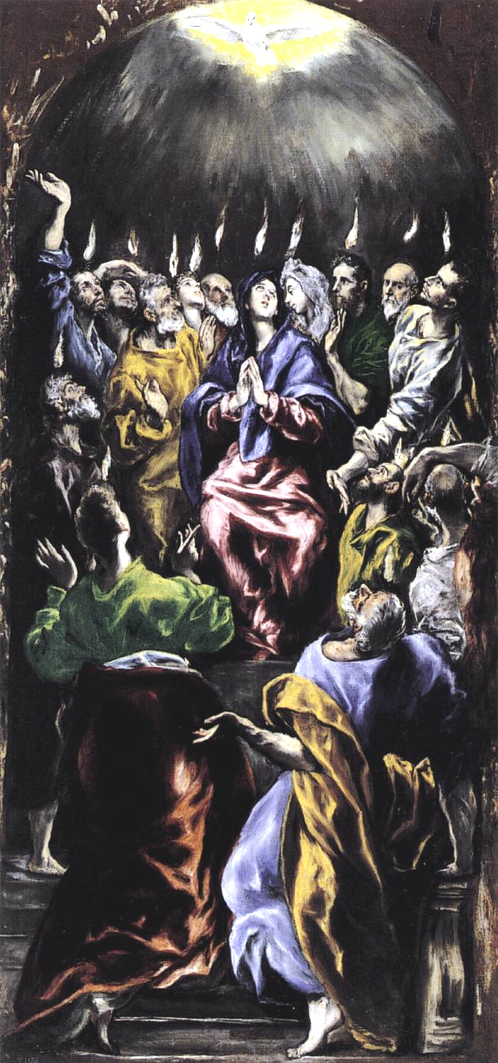 El Greco, Pfingsten, 1596-1600, Museo del Prado, Madrid