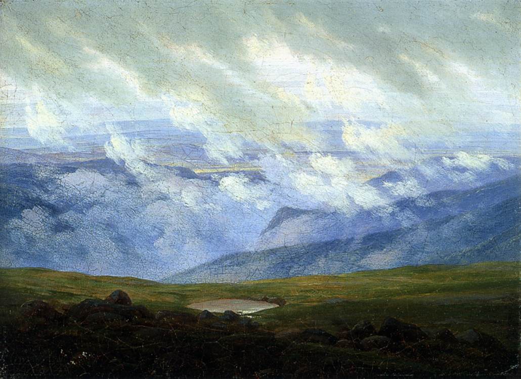 Caspar David Friedrich Ziehende Wolken ca. 1820 Kunsthalle, Hamburg